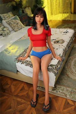 Buy US-Stock TPE Thin Adult Sex Doll Life-Size Chinese Athletic Short Black Hair Small Bobs With Dark Tanned Skin online manufacture