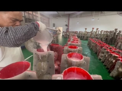 sex doll-put raw material into mold